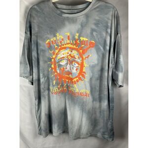 Sublime Unisex Size M T-Shirt Tie Dye Blue/White Short Sleeve No Tag Oversized